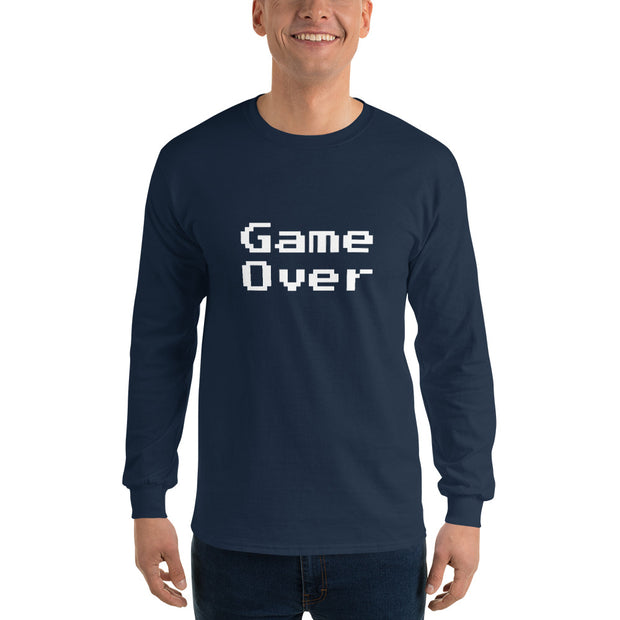 Retro Game Over Men’s Long Sleeve Shirt