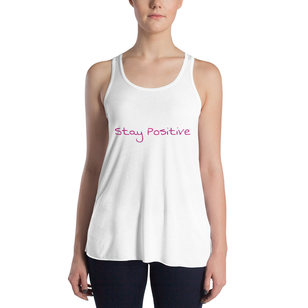 Stay Positive Women's Flowy Racerback Vest/Tank