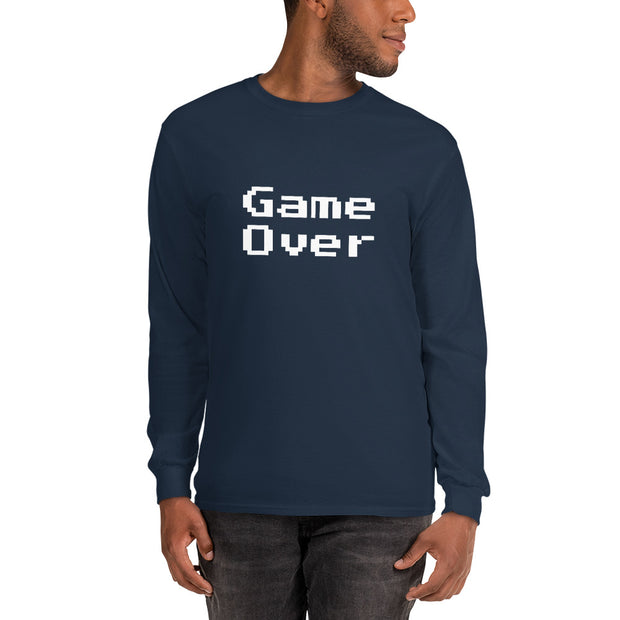 Retro Game Over Men’s Long Sleeve Shirt