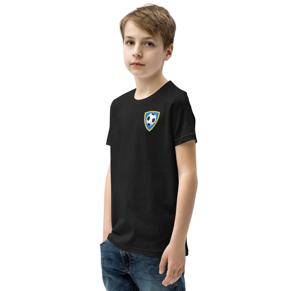Number 10 Soccer Player Print Boys T-Shirt