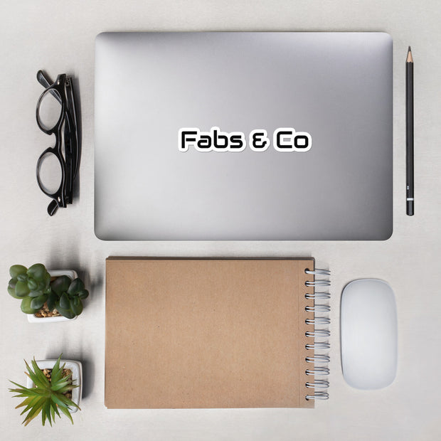 Original Black Wordmark Logo Bubble-Free Stickers