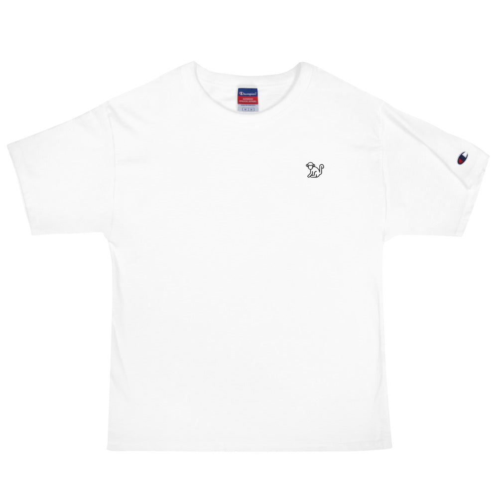 Fabs & Co x Champion Black Logo Mens T-Shirt