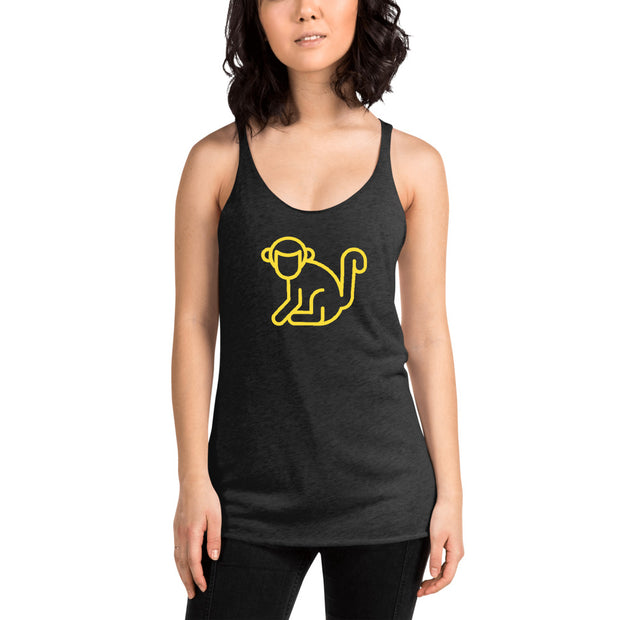 Yellow Logo Womens Vest/Tank Top