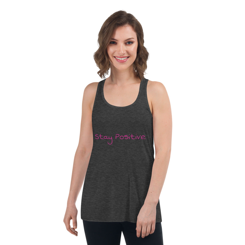 Stay Positive Women's Flowy Racerback Vest/Tank