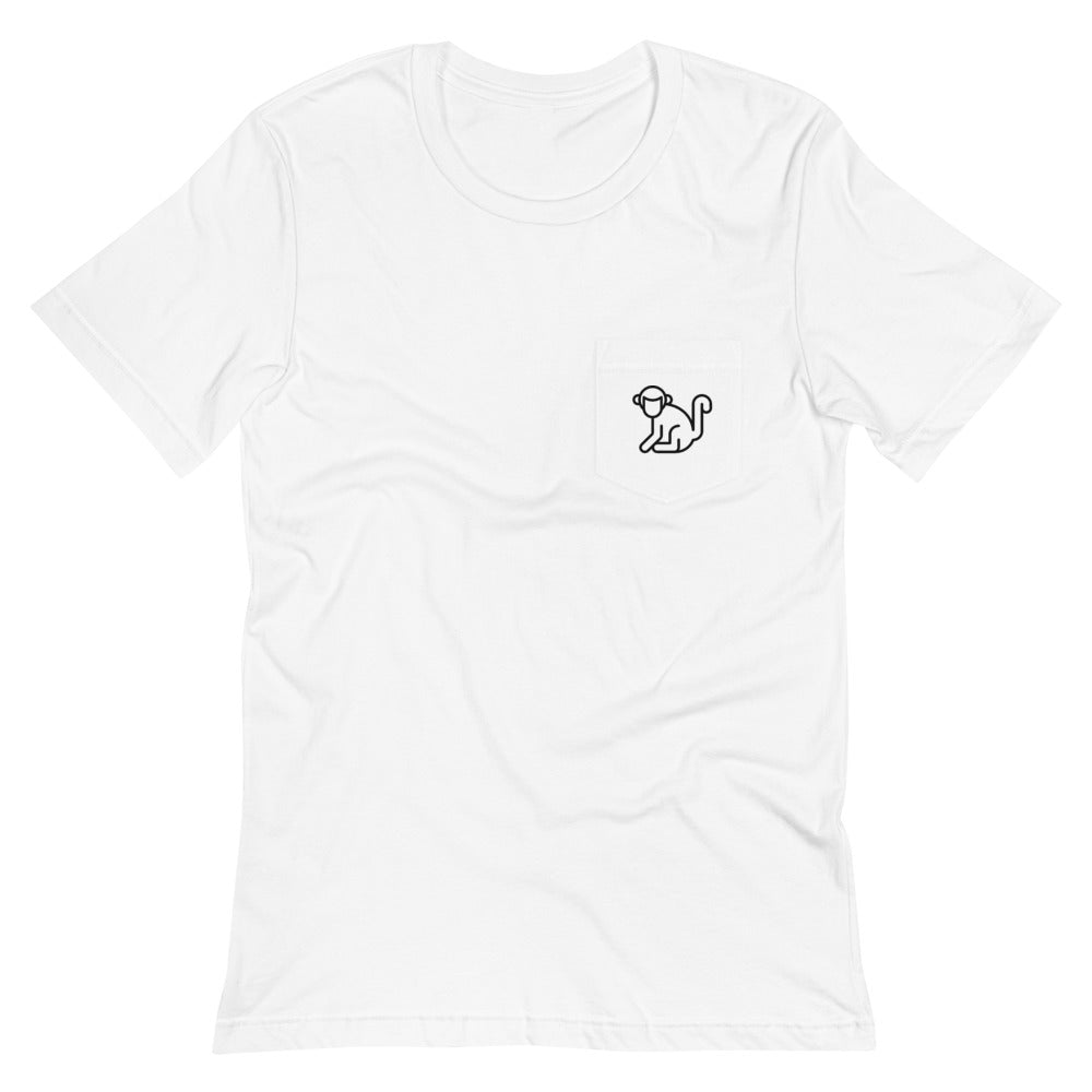 Black Pocket Logo Mens T-Shirt