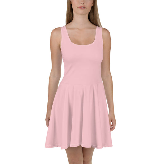 Pink Womens Skater Dress