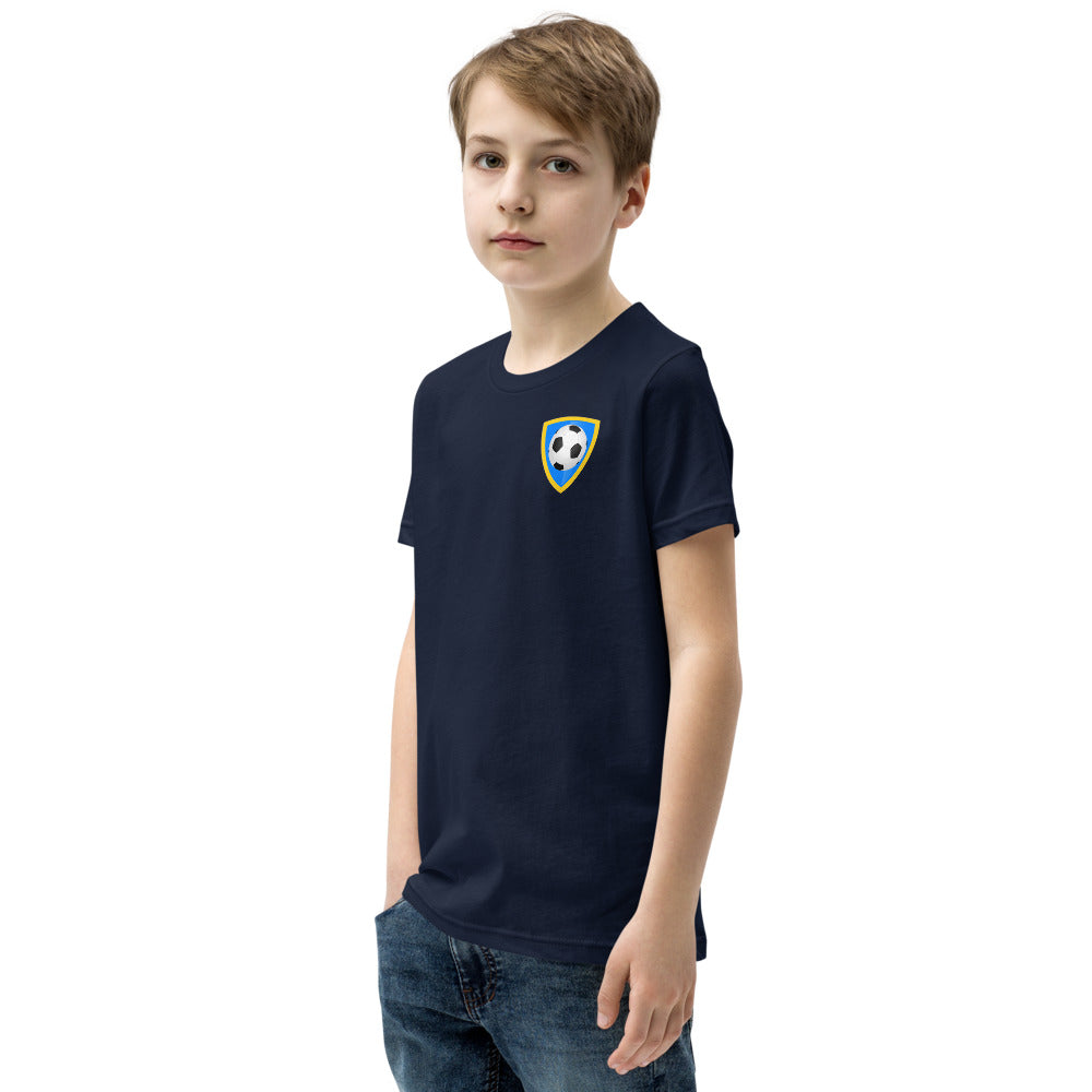 Number 10 Soccer Player Print Boys T-Shirt
