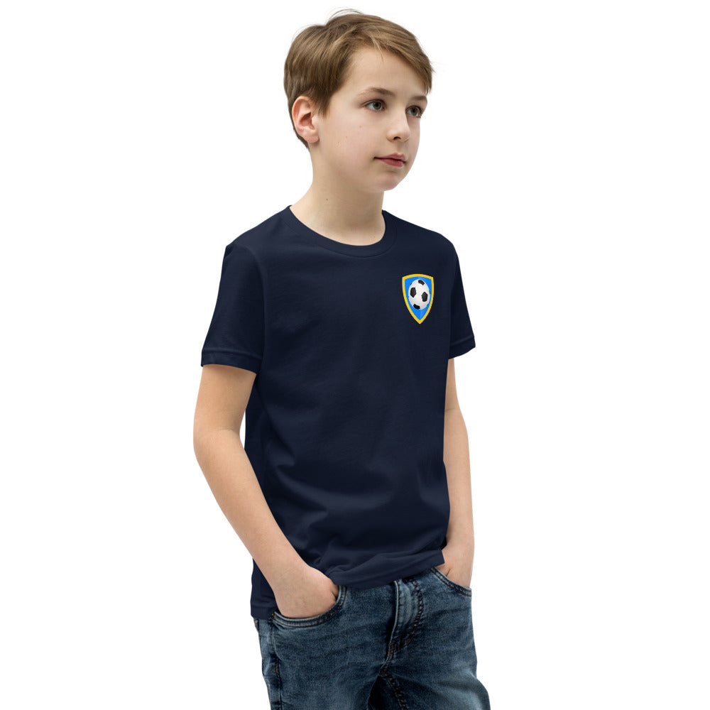 Number 10 Soccer Player Print Boys T-Shirt