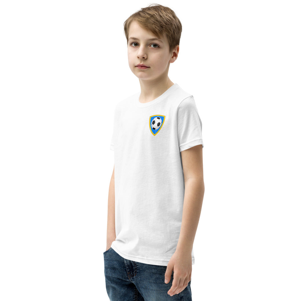 Number 10 Soccer Player Print Boys T-Shirt