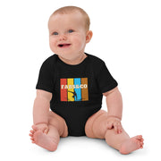 Fabs & Co Multicolor Logo Baby Bodysuit