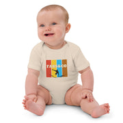 Fabs & Co Multicolor Logo Baby Bodysuit