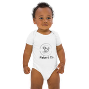 Fabs & Co Orignal Logo and Text  Baby Bodysuit