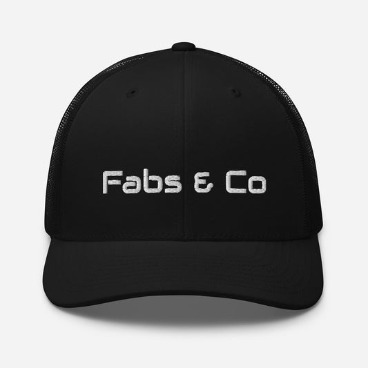 Fabs & Co Black Trucker Cap