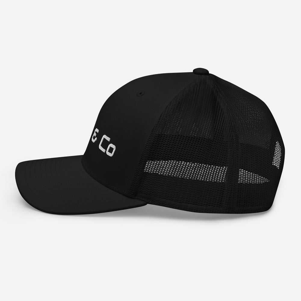 Fabs & Co Black Trucker Cap
