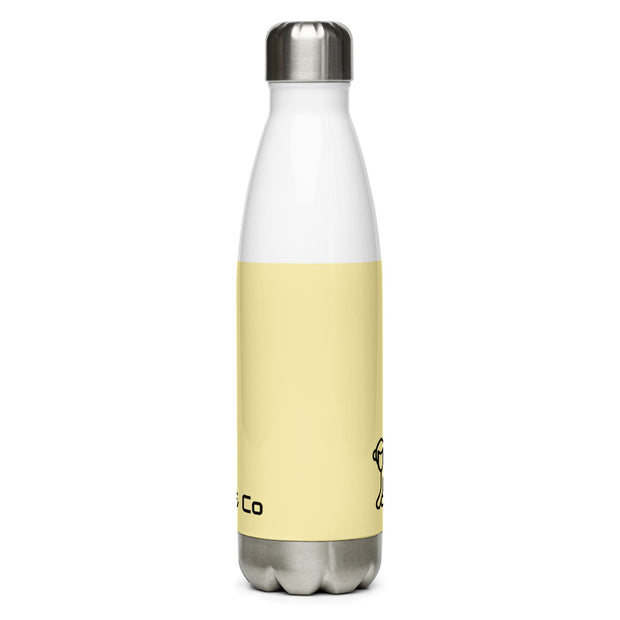 Fabs & Co Mellow Yellow Stainless Steel Water Bottle