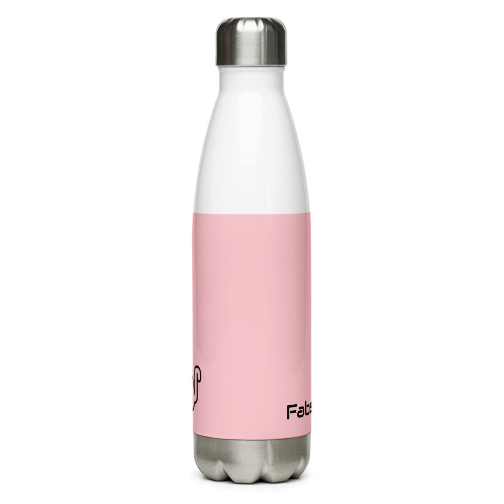 Fabs & Co Stainless Steel Water Bottle Pink
