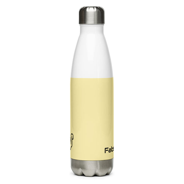 Fabs & Co Mellow Yellow Stainless Steel Water Bottle