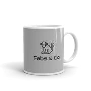 Fabs & Co Grey Glossy Mug