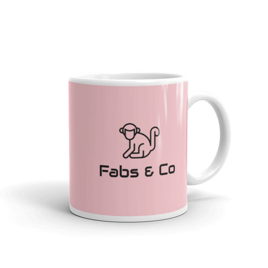 Fabs & Co Pink Glossy Mug