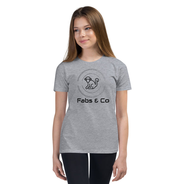 Fabs & Co Orignal Logo and Text Kids T-Shirt